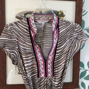 Trina Turk silk collar dress 2